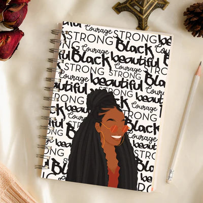 Black and beautiful journal