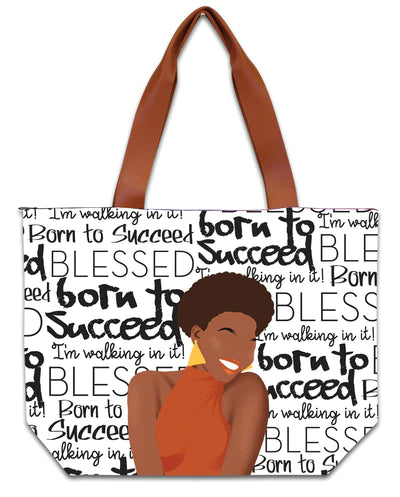 "Born to Succeed" Canvas Bag