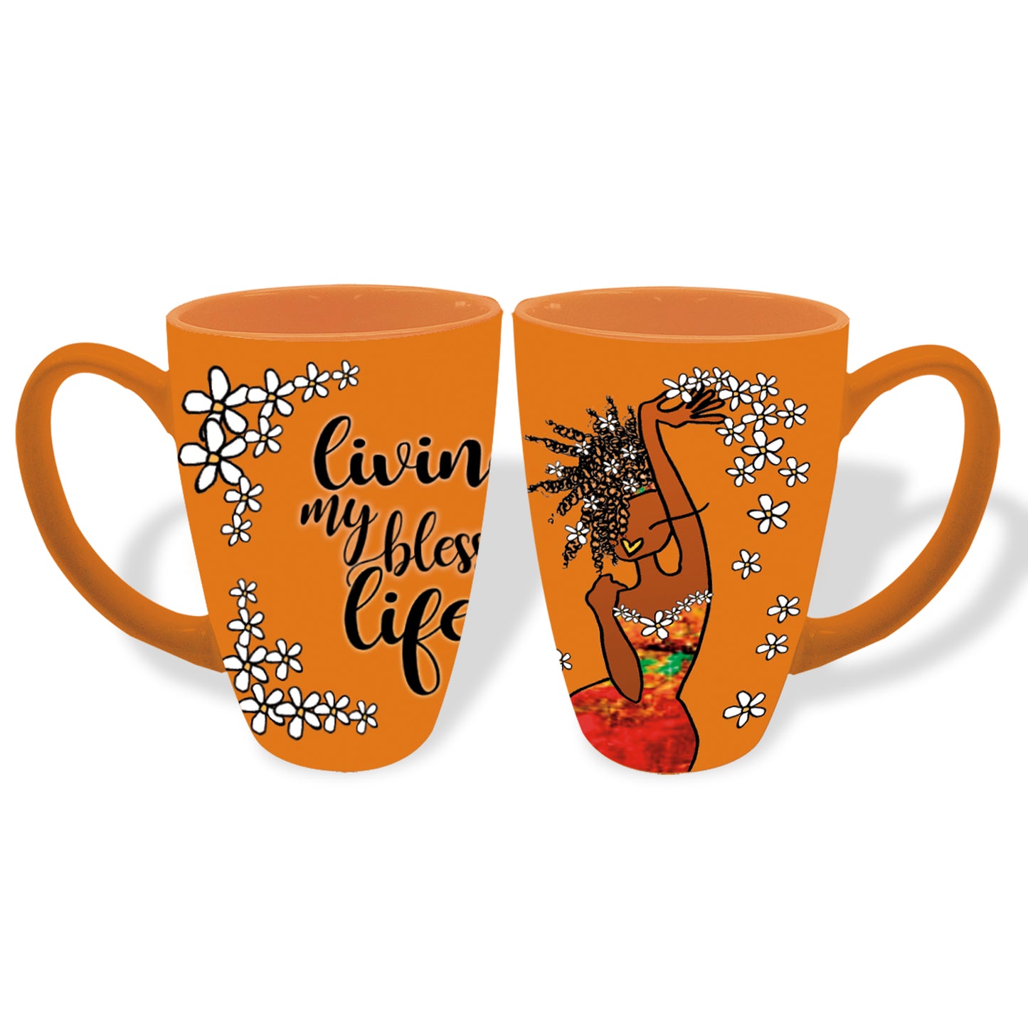 Living My Blessed Life Latte Mug
