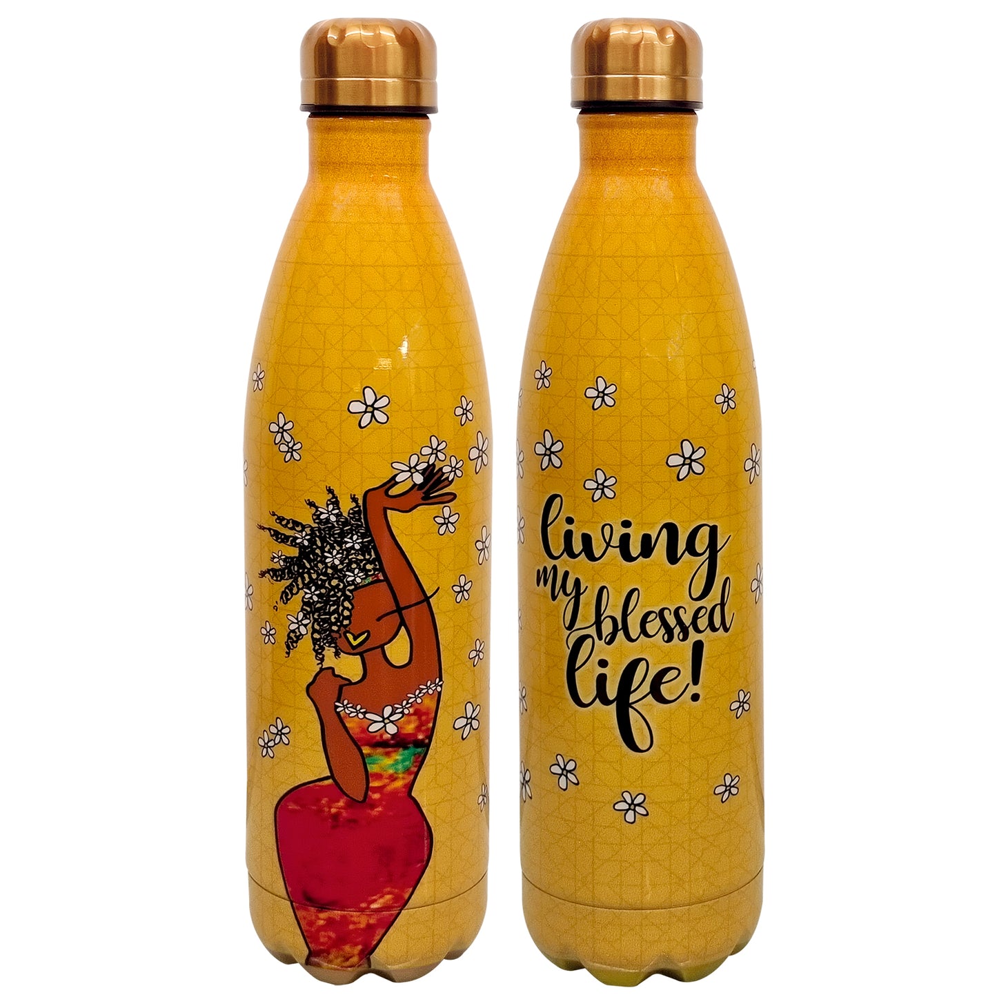 Living My Blessed Life Large Travel Bottle