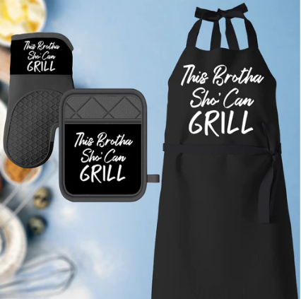 This Brotha Sho' Can Grill Apron