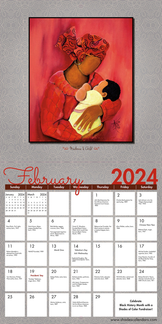 The Art of Annie Lee African American Wall Calendar